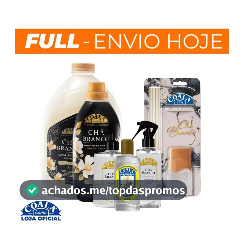 Kit Coala Completo Chá Branco - 6 Itens