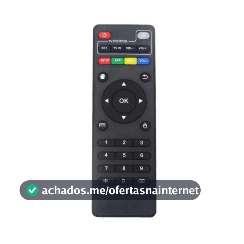 Controle Remoto Universal para TV Box com Compatibilidade Universal