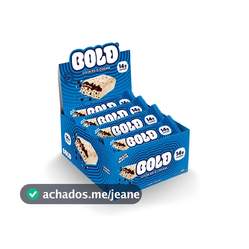Barra de proteína Bold Cookies & Cream 40g