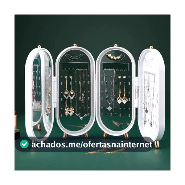 Porta Joia De Bolsa Para Viagem Portátil/ Caixa de Armazenamento/Bricos/Bolsa/Anel/Colar