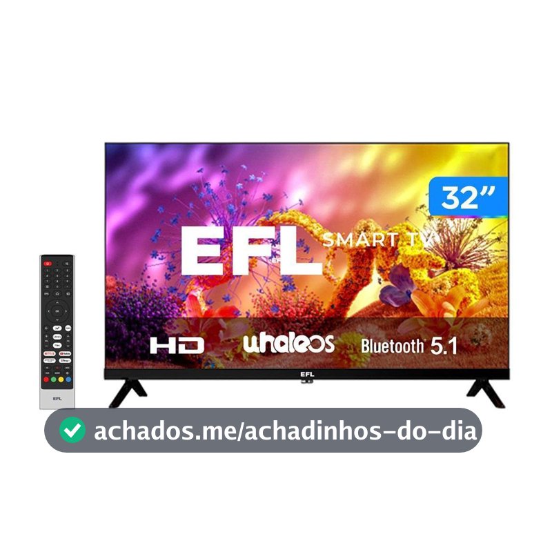 Smart TV 32" HD EFL DLED SX800 32SX800HD 3 HMDI 2 USB