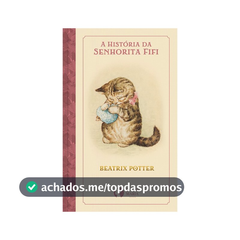 Livro A História da Senhorita Fifi | Beatrix Potter | Literatura Infantil Clássico | Novo Capa Brochura