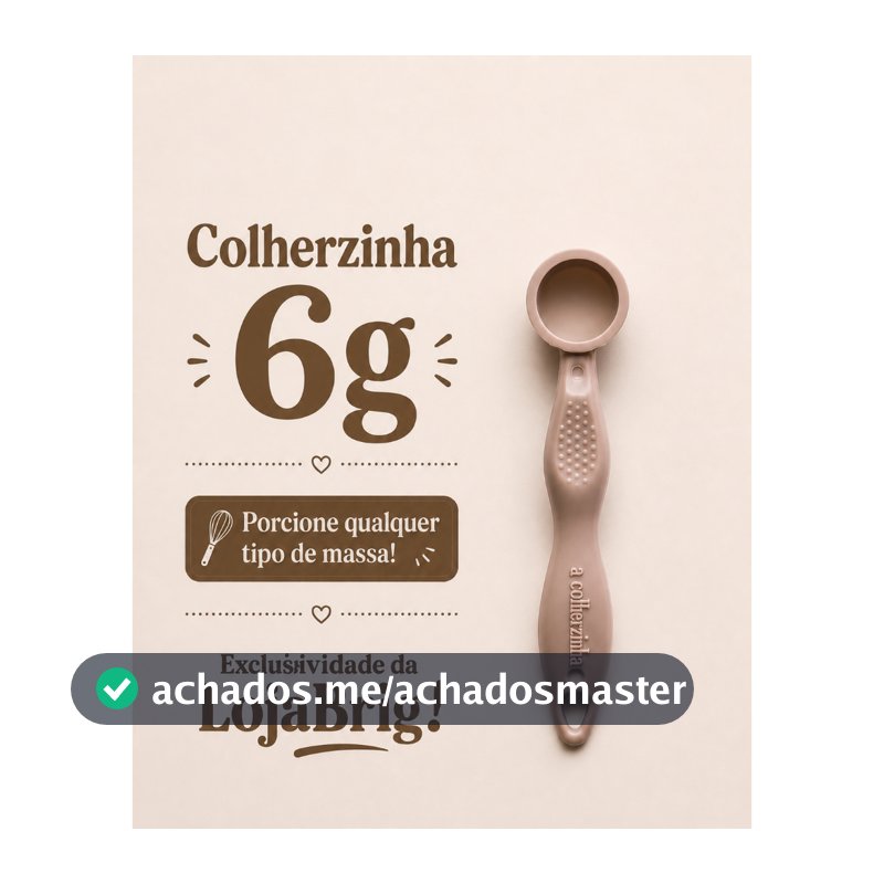 Colherzinha 6g - COLHER PORCIONADORA DE MASSAS