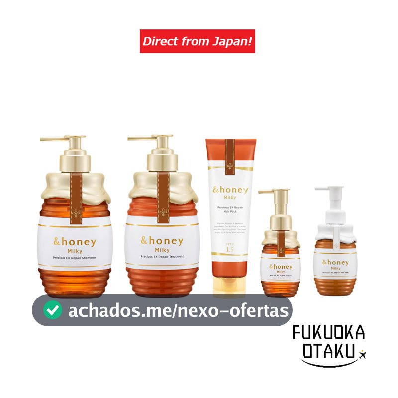 &honey Milky Precious EX Repair Shampoo/Condicionador/Máscara/Óleo Capilar/Leite【Direto do Japão】
