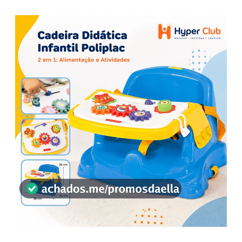 Cadeira Didática 2 em 1 para Bebês Cadeira de Alimentação para Bebês com Atividades Educativas