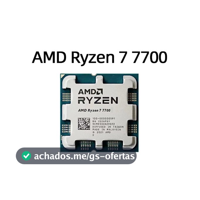 Processador Amd  Ryzen 7 7700 Am5 Oem