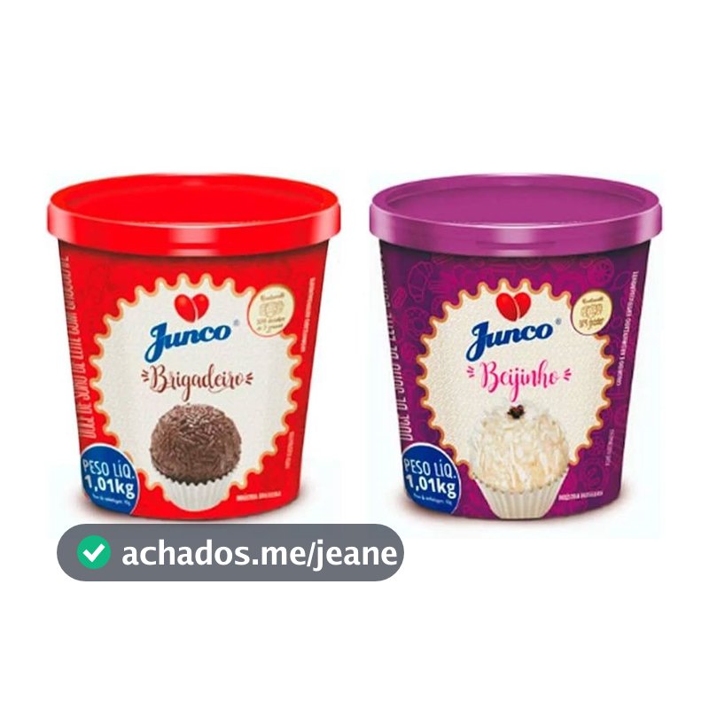 Kit Brigadeiro Junco 1,01kg + Beijinho Junco 1,01kg