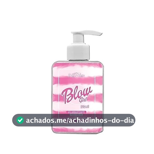 Blow Girl Gel Hidratante Beijável Morango Com Creme 320g Hidratante Corporal Sensual