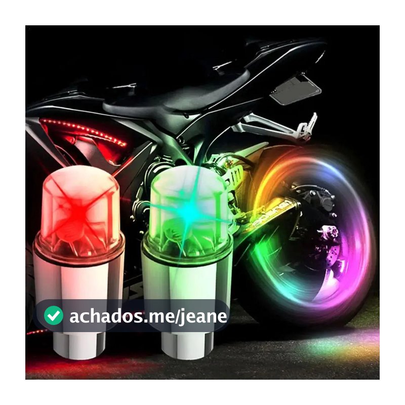 2pcs Roda Do Carro Luzes LED Flash Da Tampas De Válvula Bocal Pneu Alerta Luminoso Lâmpada Decorativa Para Acessórios Rodas De Motocicleta