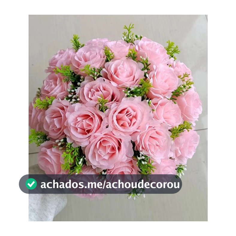 Buquê de rosas com folhagem C/24