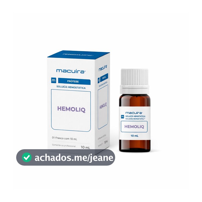 Hemoliq Solução Hemostática 10ml Podologia / Manicure / Odontologia Maquira