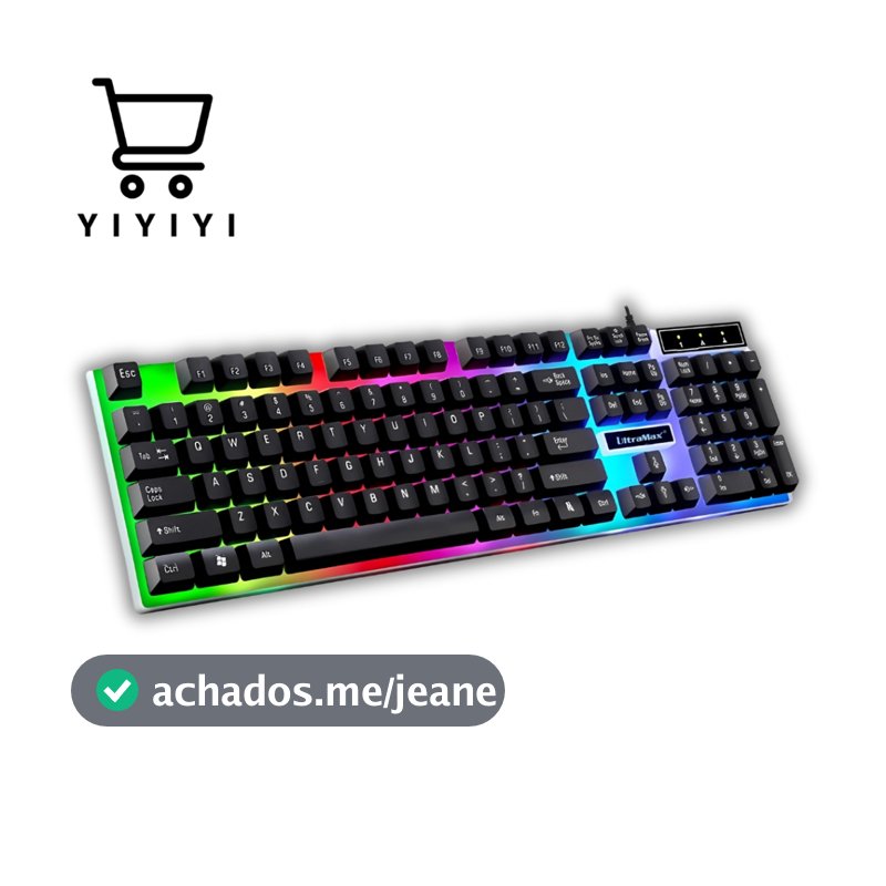 Teclado Gamer Semi-mecânico Rgb Anti-ghosting
