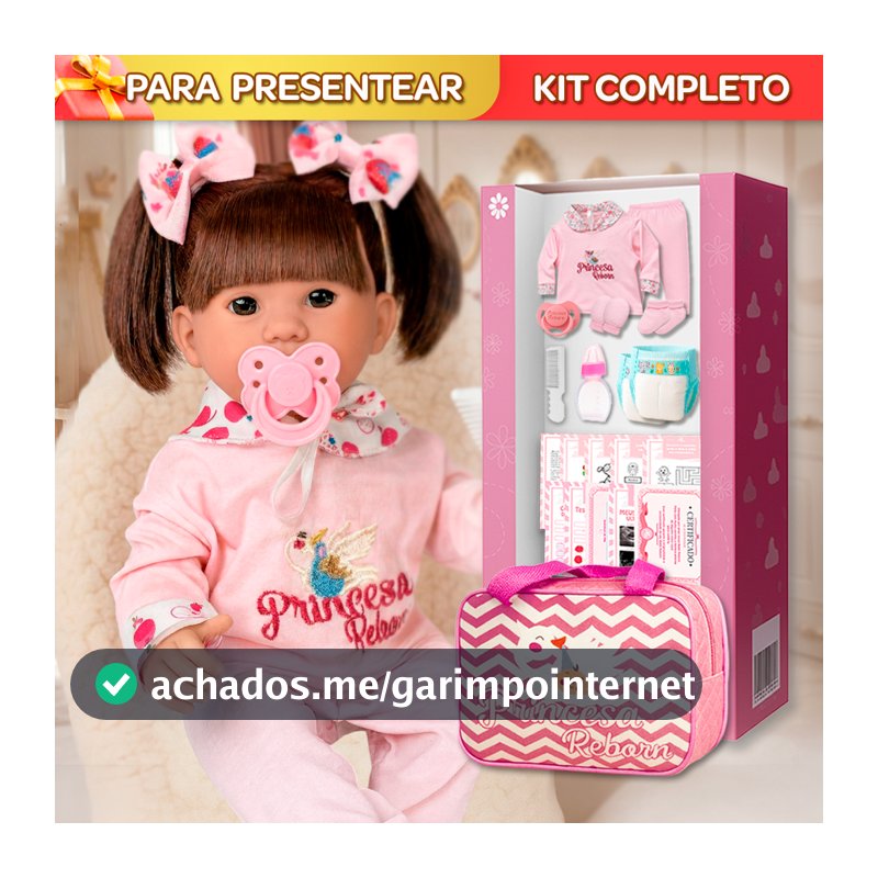 Bebê Reborn Boneca 100% Silicone Realista Barata Com Itens Envio Rápido