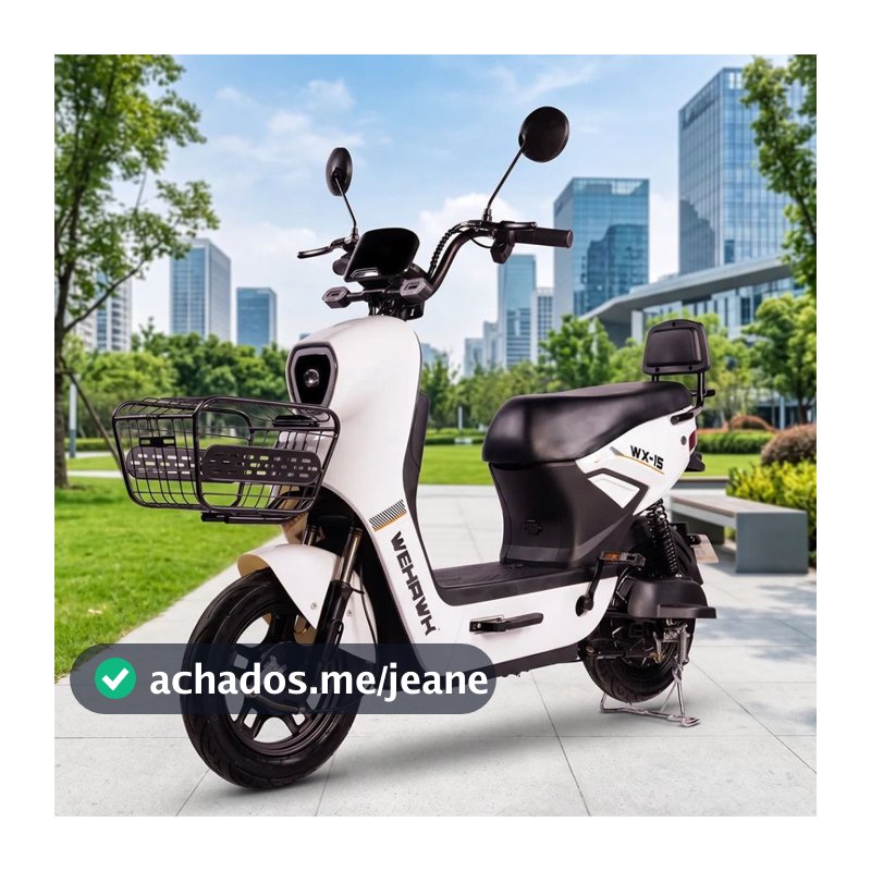 Bicicleta  Elétrica  WX-15 Wehawk 800W Bat Litio  48V 20AH Pré Montada