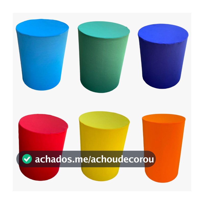 Capas de Cilindros Avulsas Decoração - Tamanho P-M-G para decoracoes de festas