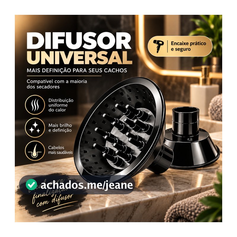 Difusor Cachos Universal Color Trissé Acessórios Para Secador Taiff Vários Modelos Cabelos Cacheados