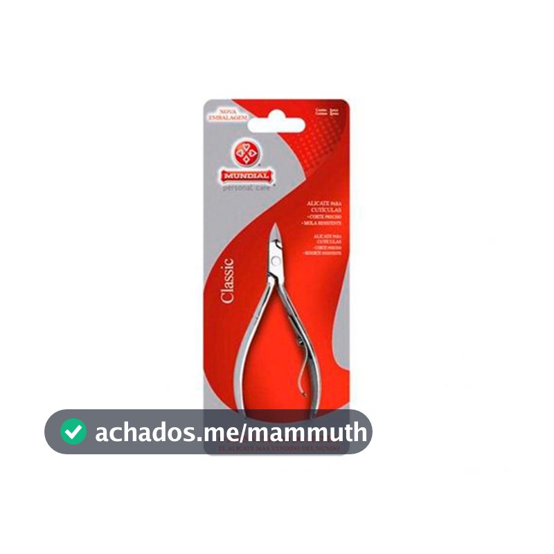 Alicate de Cutícula Mundial 522C: Precisão e Durabilidade
