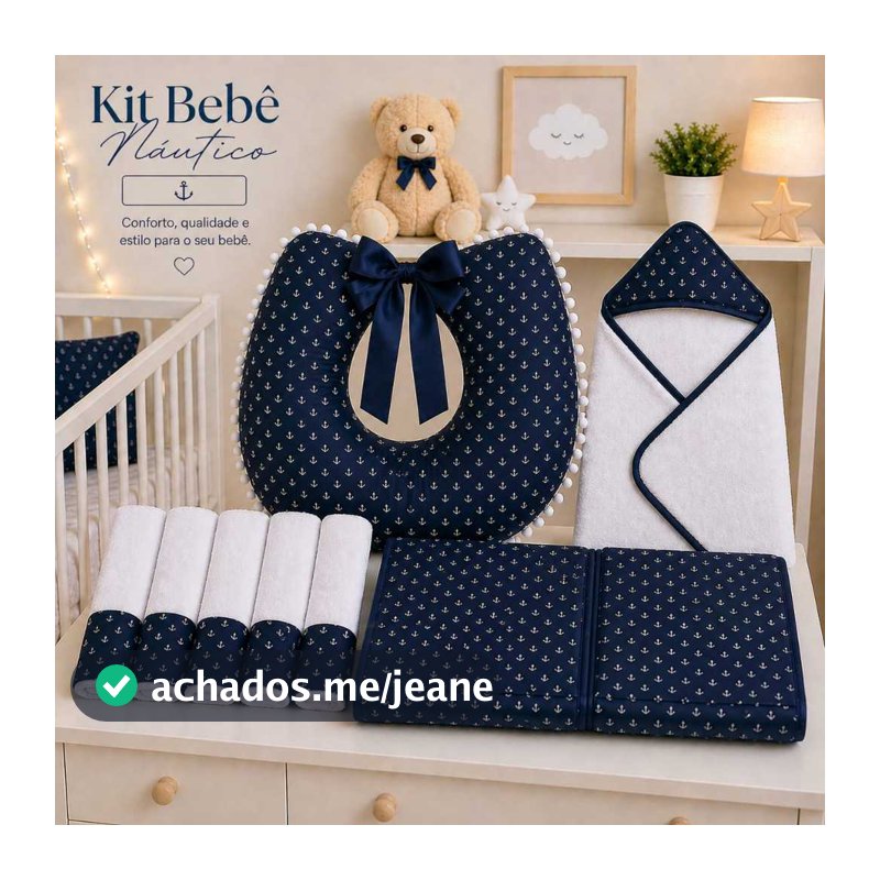Kit Bebê Completo – Conforto, praticidade e estilo para o seu pequeno