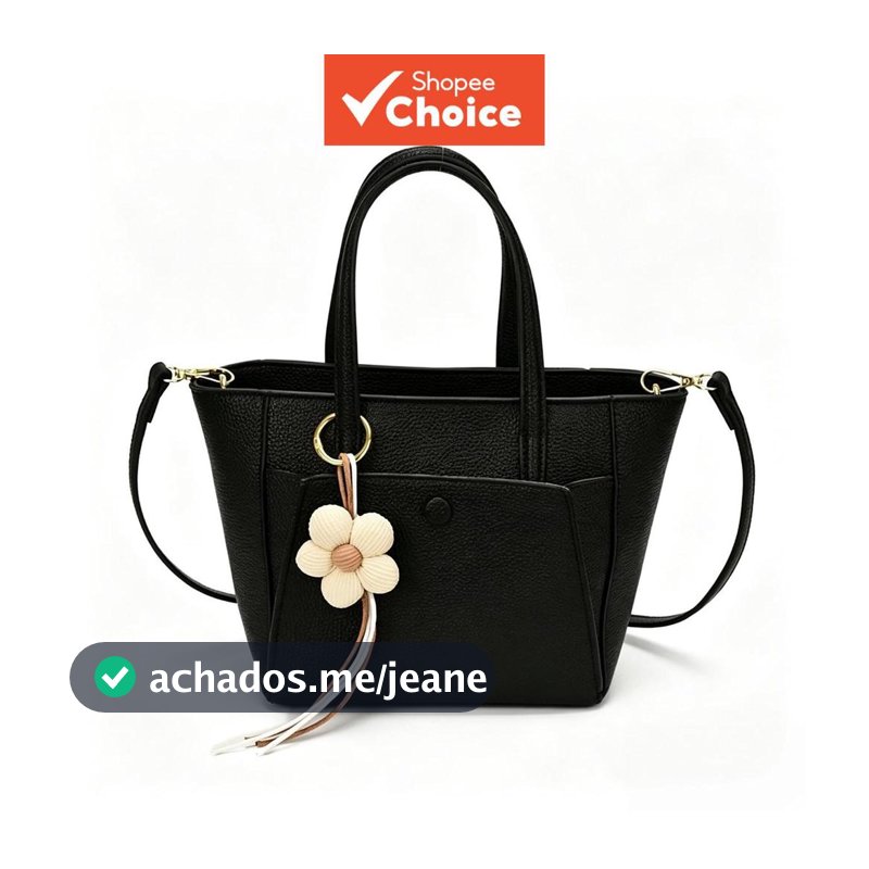 Bolsa de mão feminina portátil e elegante com design de bolsa debaixo do braço, tendência e grande capacidade