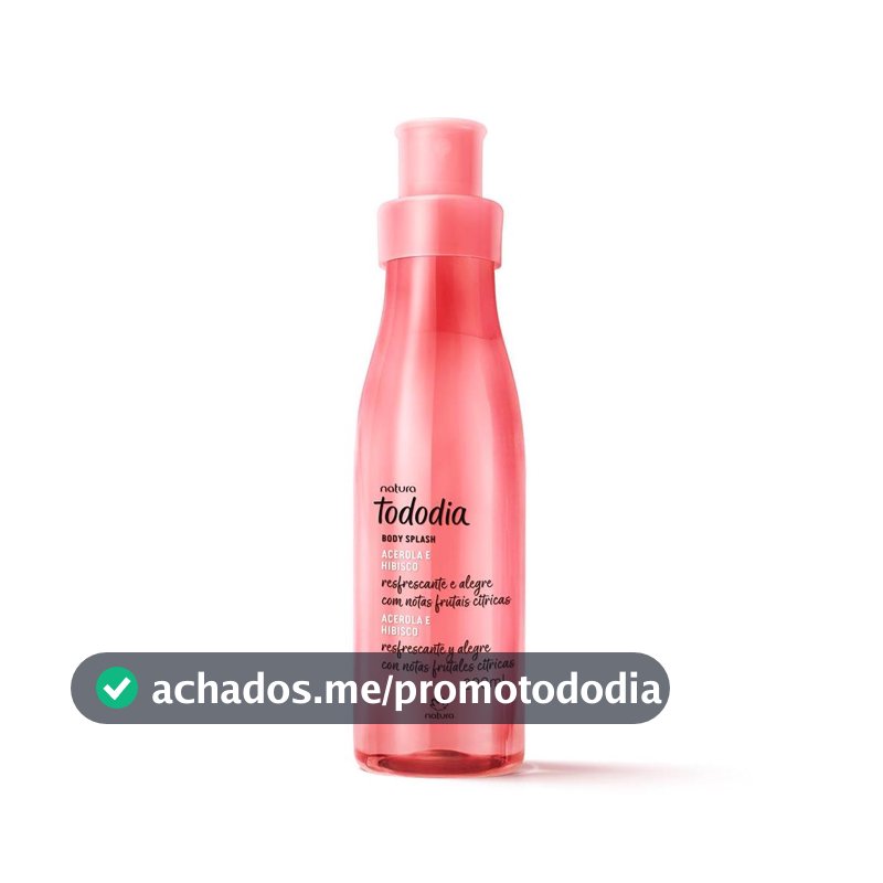 Body Splash Natura Tododia Acerola e Hibisco 200ml