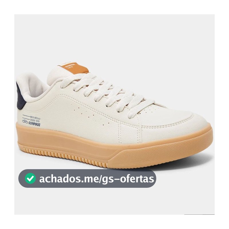 Tênis Olympikus Eros 2 Masculino - Bege