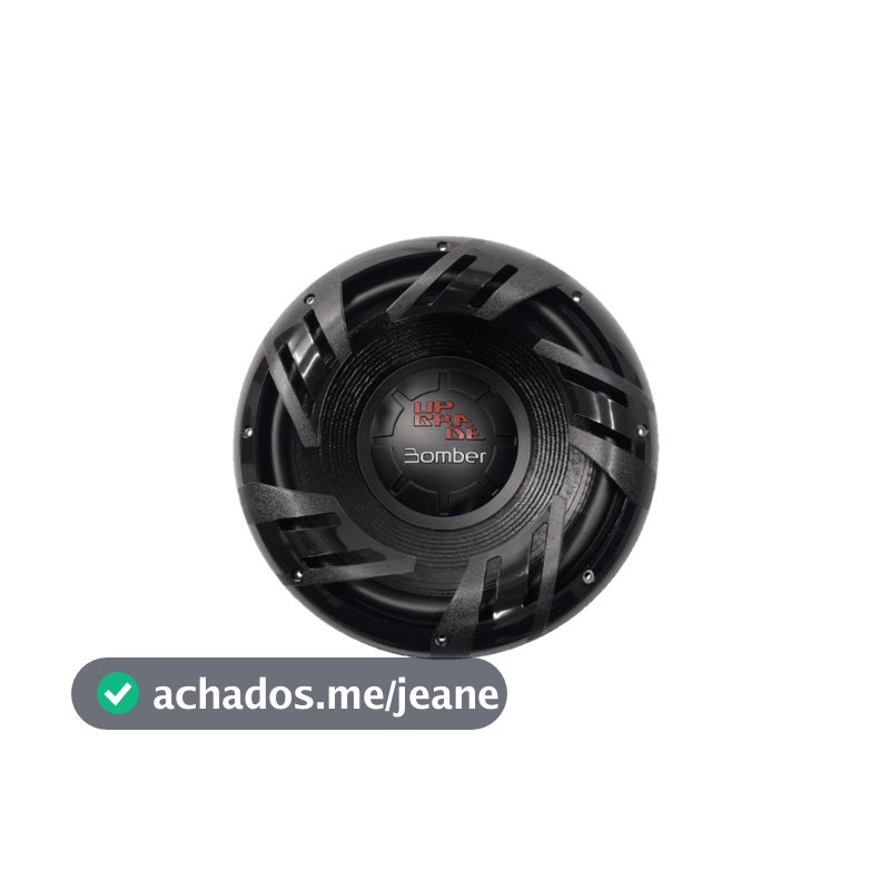 Alto Falante Subwoofer 12 Pol Bomber Upgrade 400W Rms 4 Ohms