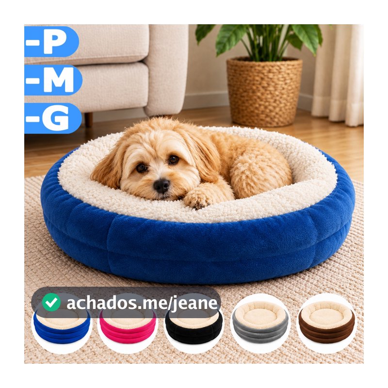 Caminha Pets Para Cães e Gatos Super Macia Tamanhos P M G Quente Confortável Cama Pet Com Pelinho Tecido Sherpa