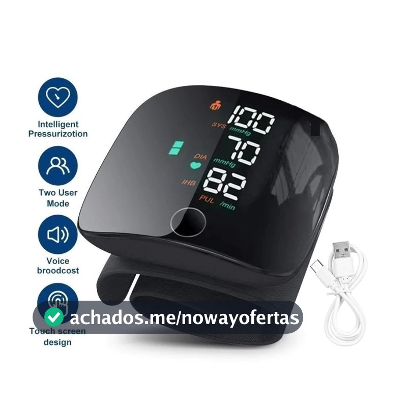 Monitor De Pressão Arterial De Pulso Recarregável Alta XYY-2551
