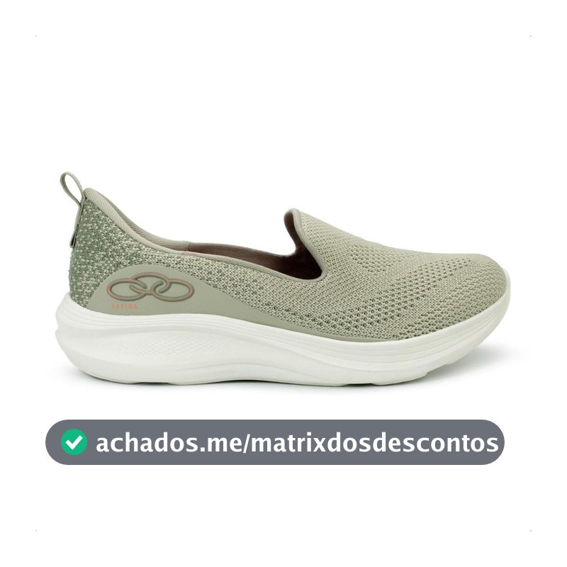 Tênis Olympikus Feminino Slip On Safira Casual