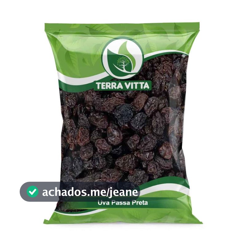 Uva Passa Preta S/ Caroço