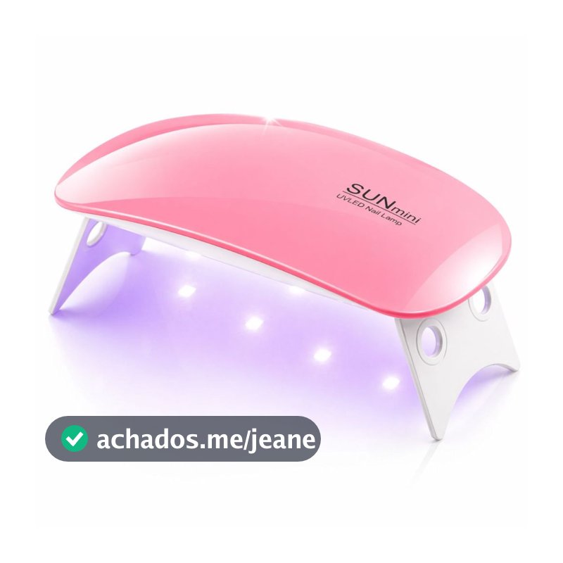 Cabine UV LED SUN Mini 6W Secador Unhas Gel Portátil USB Dobrável Secagem Rápida Bivolt