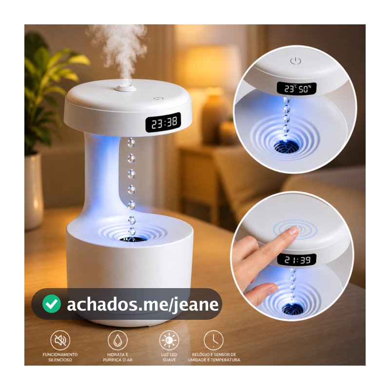 Umidificador/Difusor de ar para Casa Bebedouro Para Pet Gato Cachorro 600ML 5W 5V