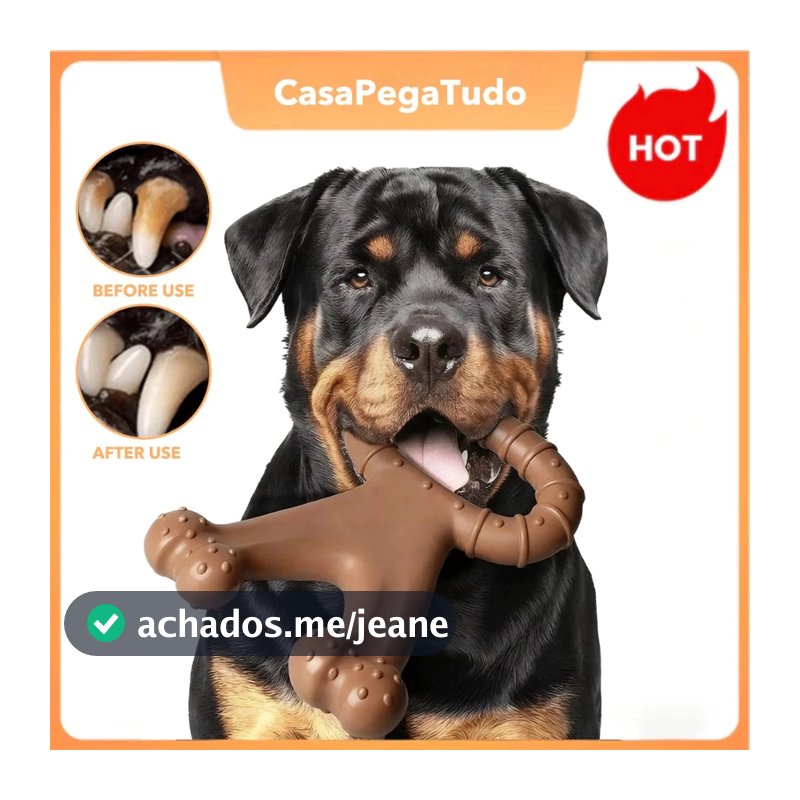 Brinquedo Para Mastigar Com Sabor De Carne Cães | Osso Simulado De Nylon Durável