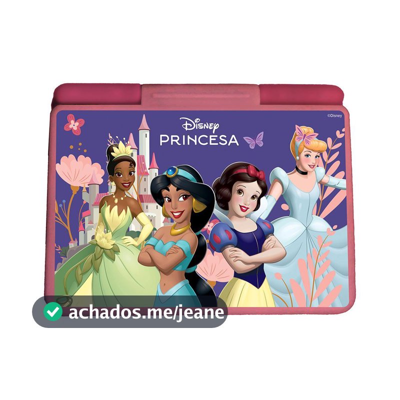 Laptop Minigame Notebook Infantil Bilíngue Disney Princesas