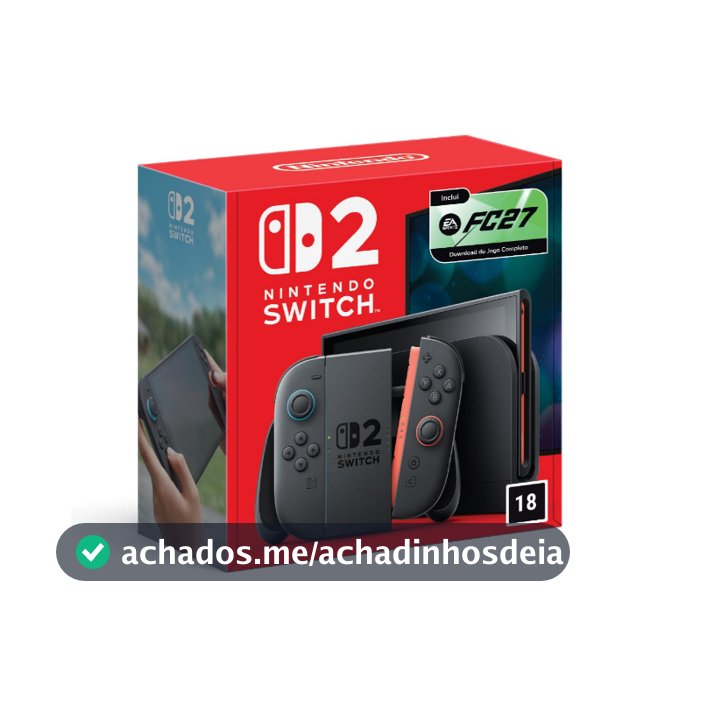 Bundle Nintendo Switch 2 + Ea Sports Fc 27 Nacional Com NF