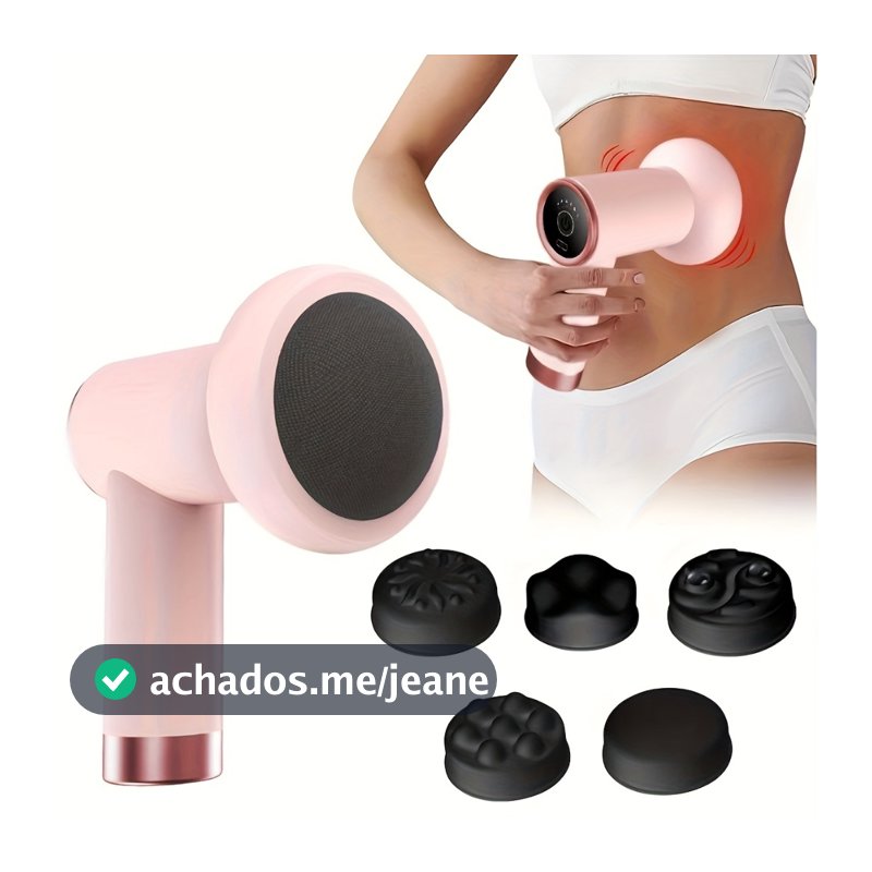 Massageador Corporal Elétrico Sem Fio Redutor De Medidas Drenagem Linfática Reduz Celulite e Gordura Massagem Portátil