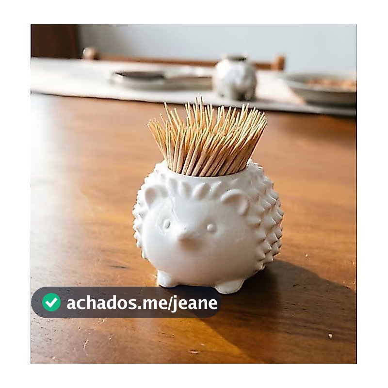 porta palito de dente, decoração de cozinha fofa, decoração bohi