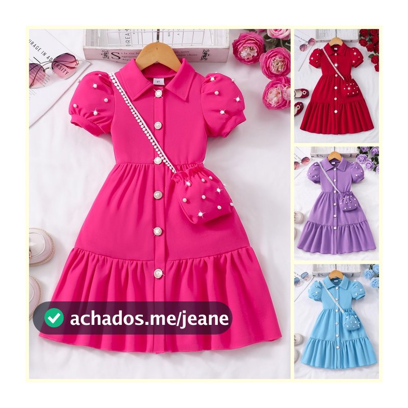 Nobleflying Saco Grátis Vestido De Menina Da Criança Verão Pérola Casual Bonito Crianças Vestidos De Princesa Festa De A