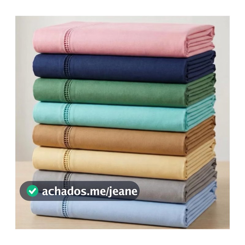 PAR DE FRONHAS, Malha 100% Algodão, Ponto Palito, Toque Macio 50x70, Anti Bolinha 2 Unidades