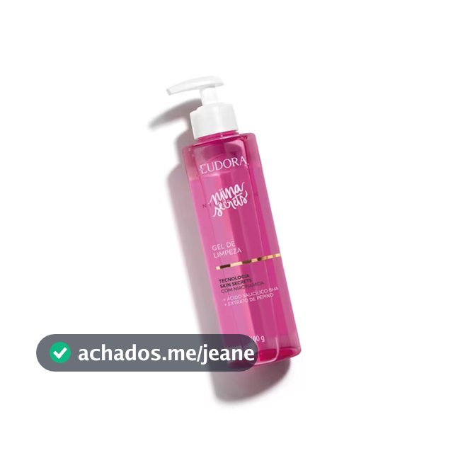 Gel de Limpeza Eudora Niina Secrets Skin
