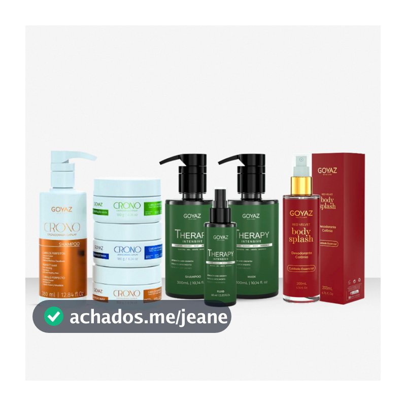 Compre o Kit Cronograma + Kit Terapia e GANHE um Body Splash