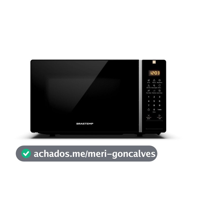 Micro-ondas 23 Litros com Multi Preparos Preto Brastemp - BMS23AE