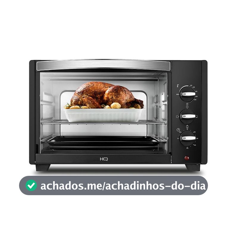 Forno Elétrico HQ 48 Litros HQ48D 1600W Preto 127V
