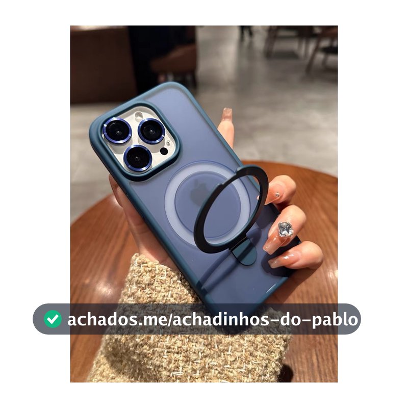 Magnético Case Capa Capinha De Celular Para iPhone 17 16 11 12 13 14 15 Pro Max 15 Plus NOVO