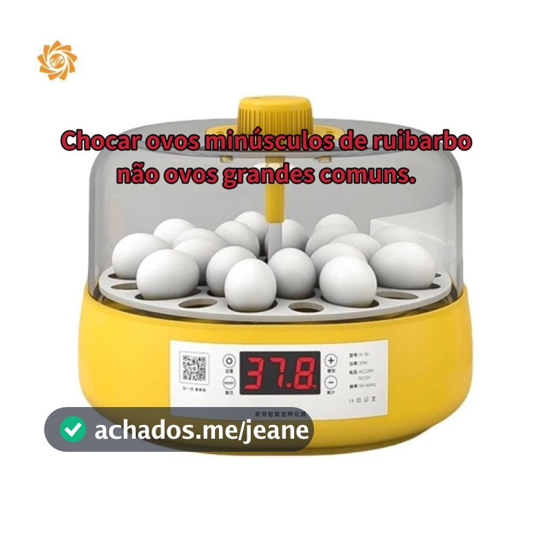 18 Incubadora De Ovos Controle Automático Inteligente De Temperatura E Umidade Para Pintinhos Patos Iniciantes