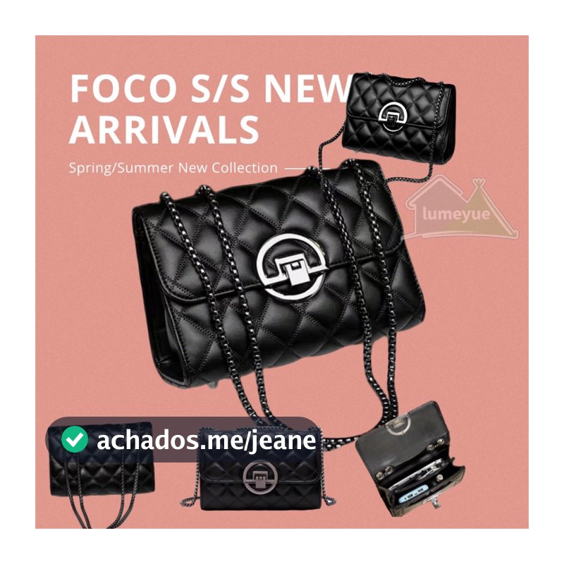 2026 Novo Modelo Bolsa Feminina LEMEYUE Transversal com Alça de Corrente, Ideal para Ocasiões Lazer