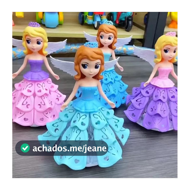 Boneca Princesa Sofia Angel Dançarina Musical com LED - Oferta Especial!