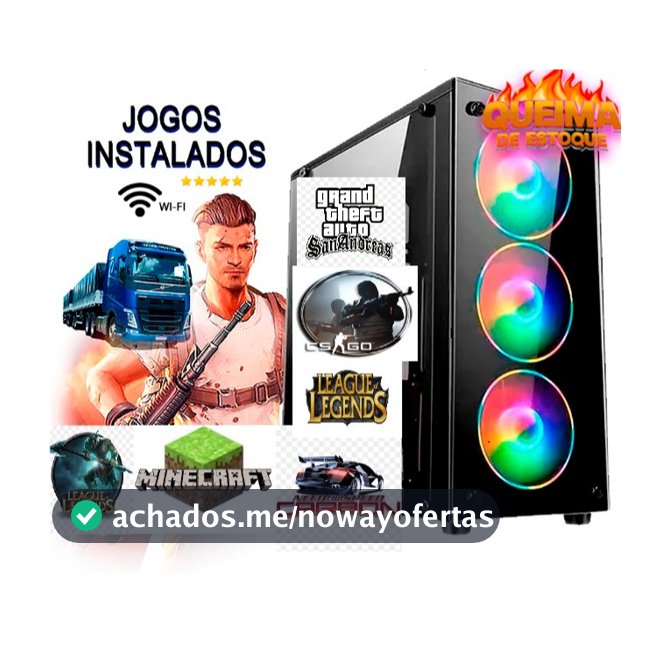 cpu pc computador i5 barato 8gb ssd128g+hd320g roda corel photoshop cs lol et2 pb mine  gta5 offline