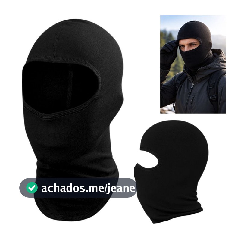 Touca Ninja Balaclava Proteção Motoqueiro Frio Calor  Moto Motoboy