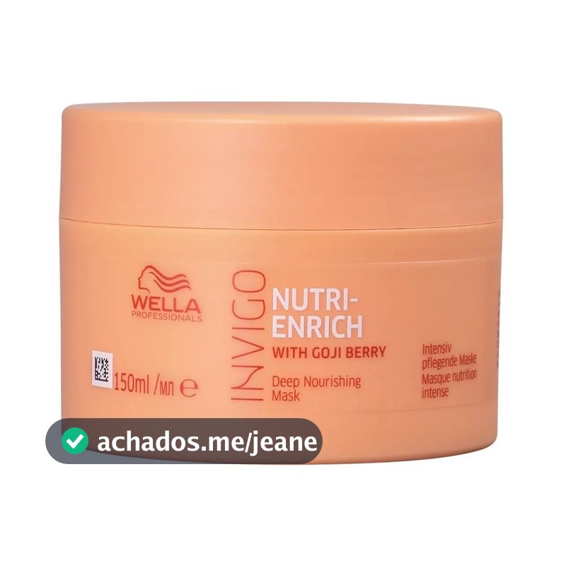 Máscara Wella Invigo Nutri Enrich 150ml